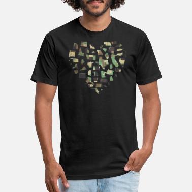 Military Hearts Men T-Shirts | Unique 